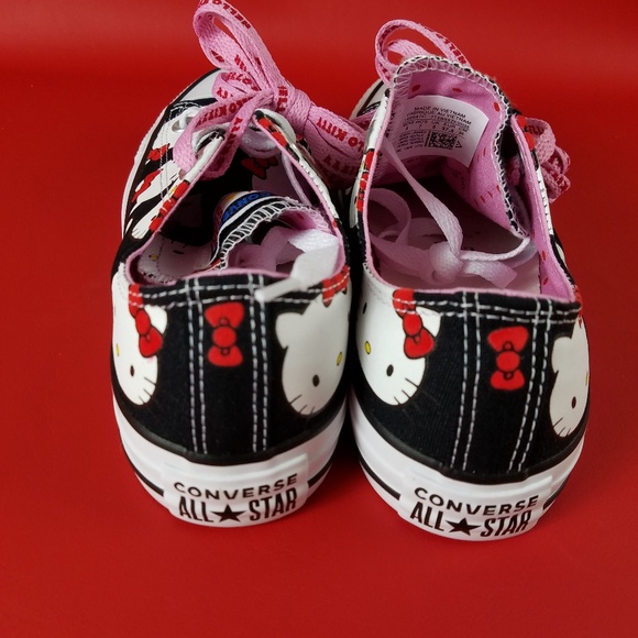 CONVERSE x HELLO KITTY Shoes 162947C Wms Sz 5.5 - Picture 5 of 8